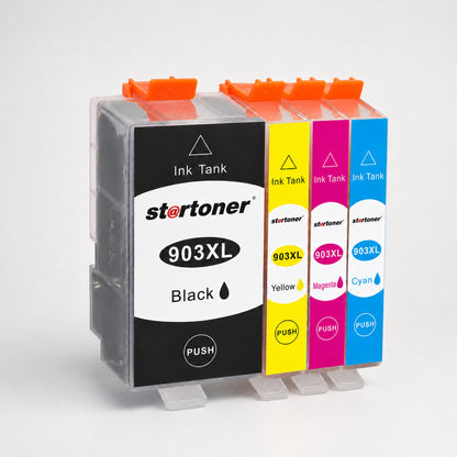 HP 903XL multipack cartuchos tinta compatible — set 4 colores | Startoner