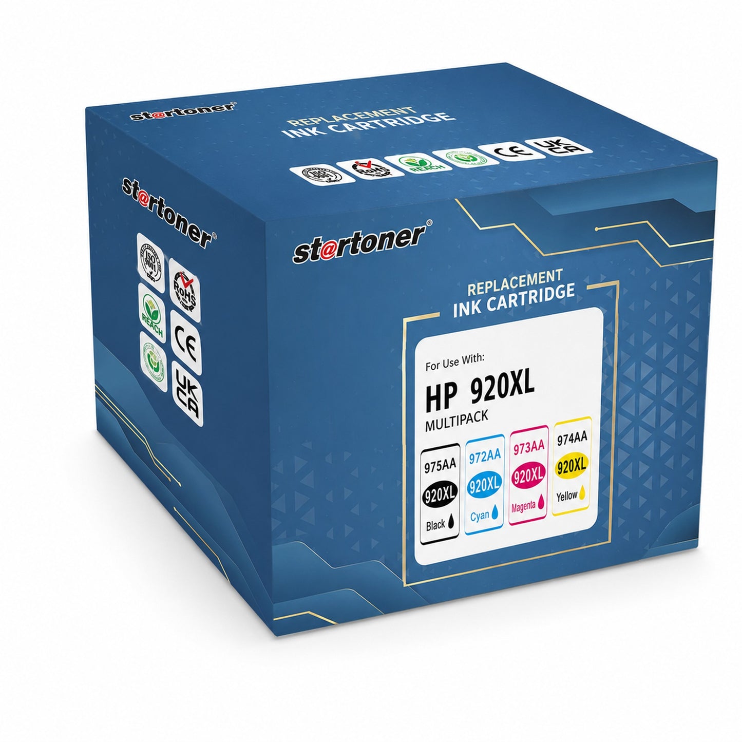 HP 920XL multipack caja compatible — vista frontal | Startoner