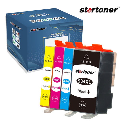 HP 934XL cartucho tinta compatible — vista frontal | Startoner
