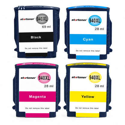 HP 940XL multipack cartuchos tinta compatible — set 4 colores | Startoner