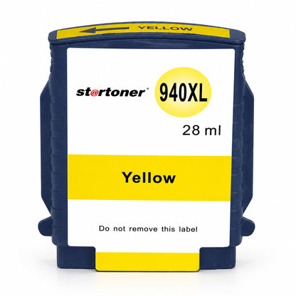 HP 940XL Amarillo cartucho tinta compatible 28ml — vista individual | Startoner
