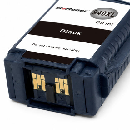 HP 940XL Negro cartucho compatible — detalle chip y contactos | Startoner