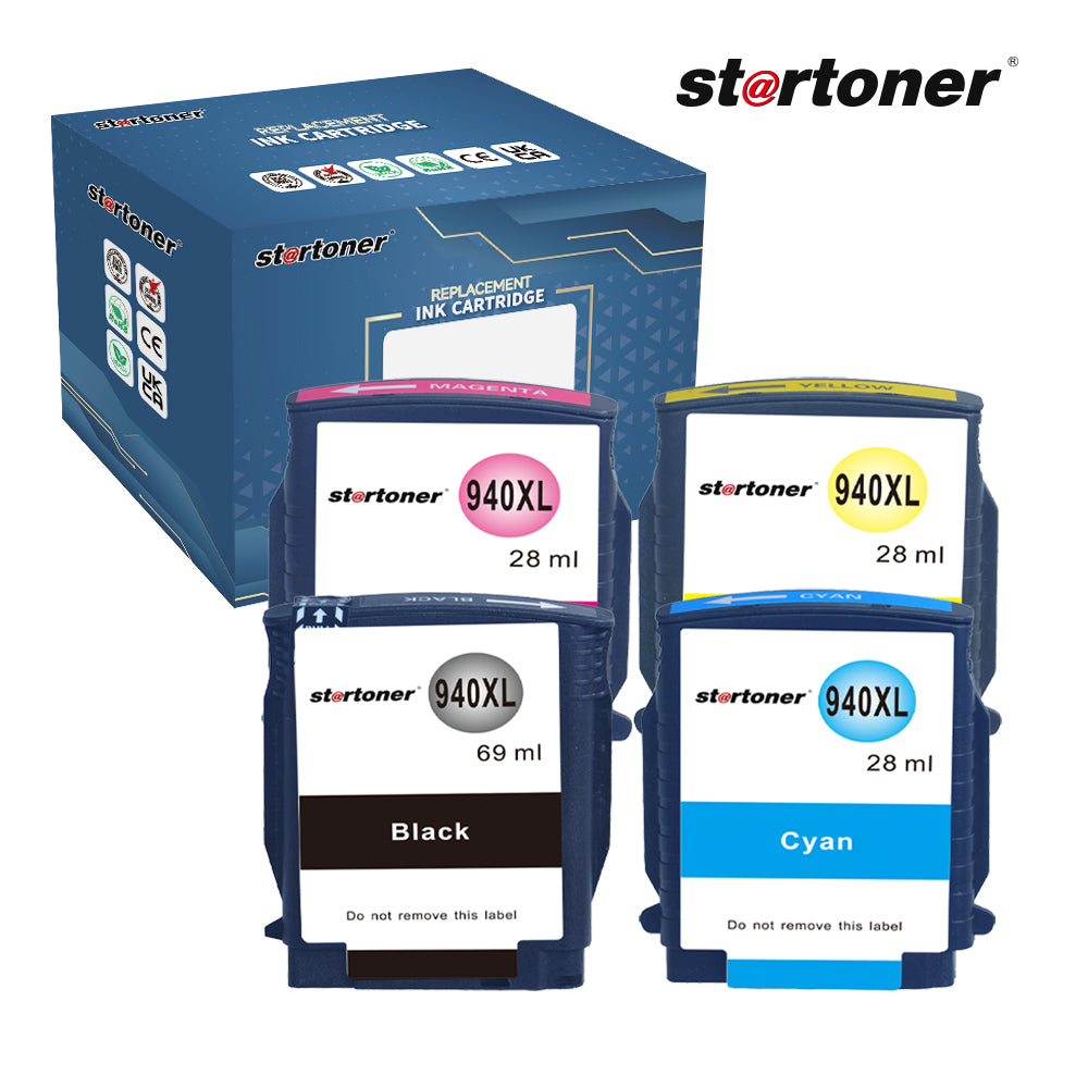 HP 940XL cartucho tinta compatible — vista frontal | Startoner