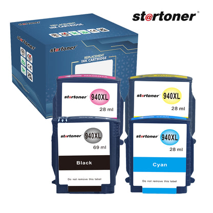 HP 940XL cartucho tinta compatible — vista frontal | Startoner
