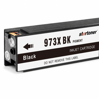 HP 973X Negro cartucho PageWide compatible — detalle chip y código | Startoner