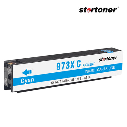 HP 973XL cartucho tinta compatible — detalle de etiqueta | Startoner