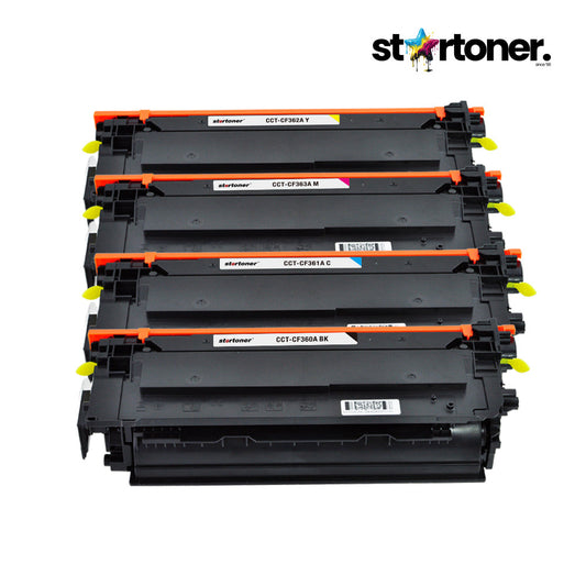 Tóner color HP 508A CF360A compatible · 6.000 págs