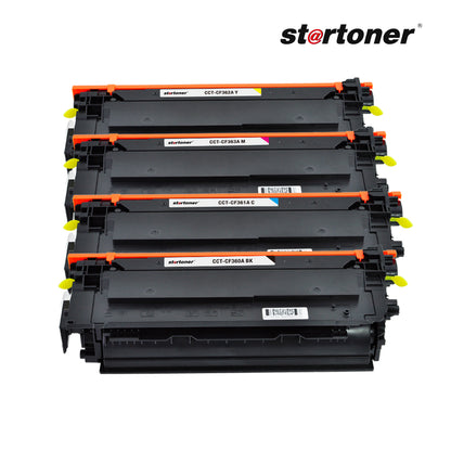 HP 508A tóner compatible — ángulo lateral | Startoner