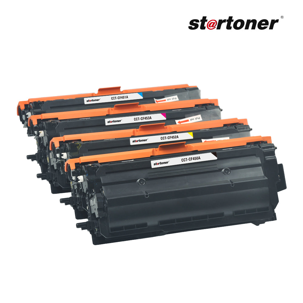 HP CF450A tóner compatible — ángulo lateral | Startoner