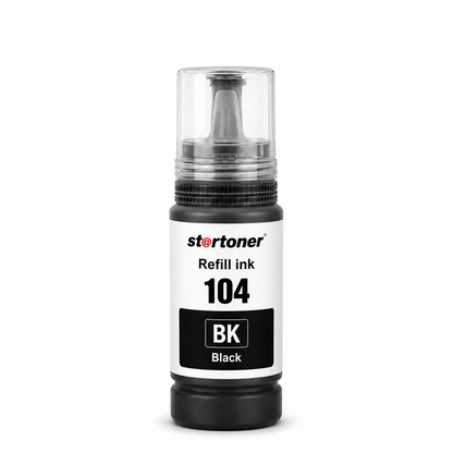 Compatible Epson 104 ink bottle · Black