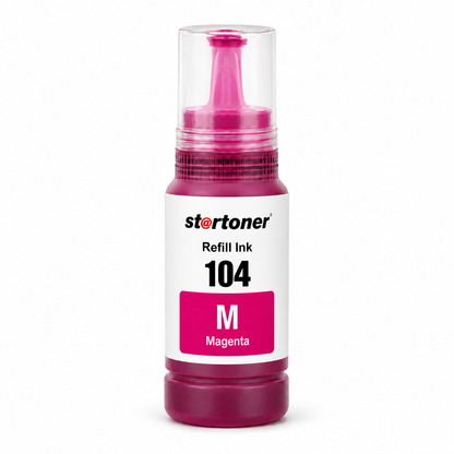 Compatible Epson 104 ink bottle · Magenta
