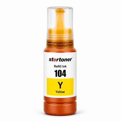 Compatible Epson 104 ink bottle · Yellow