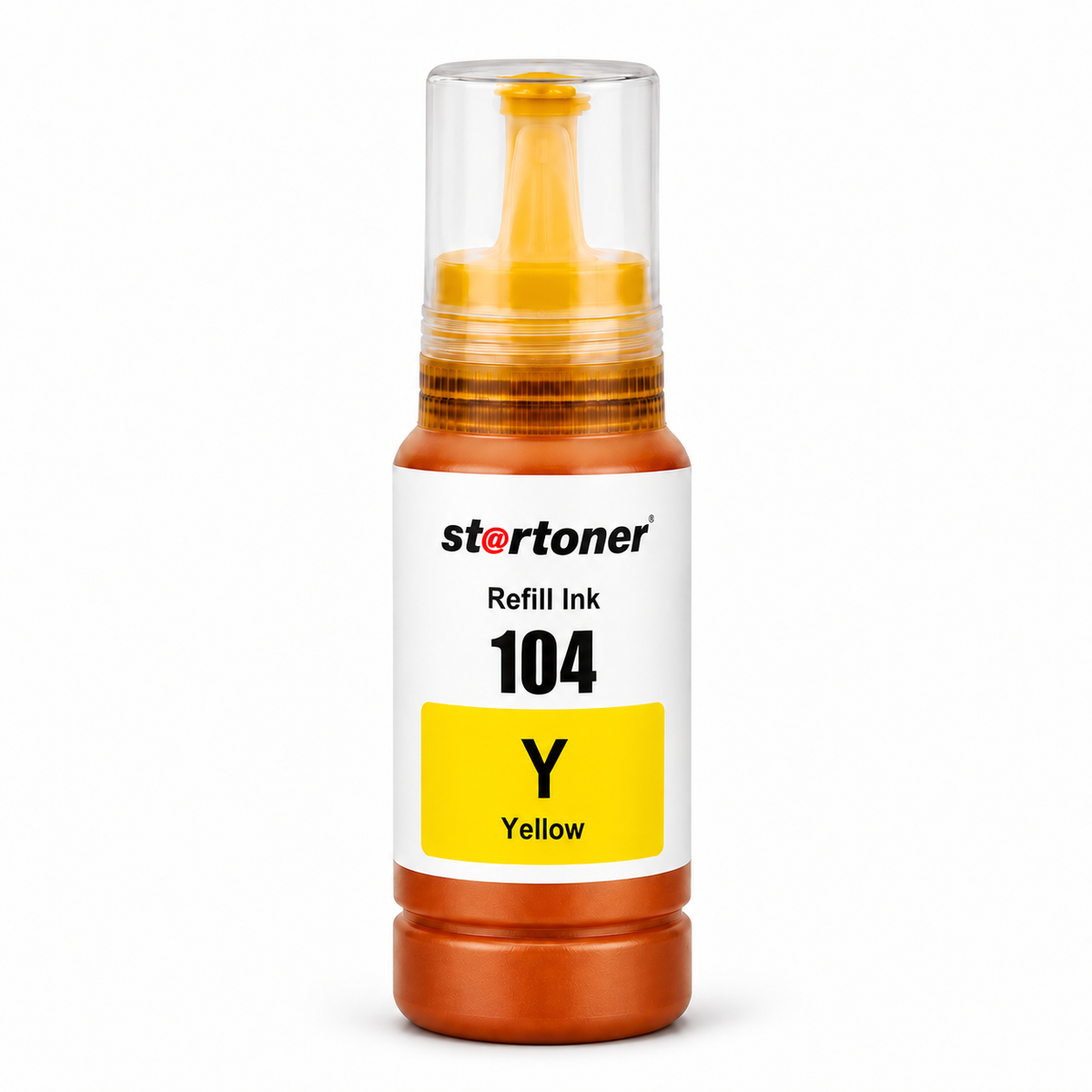 Compatible Epson 104 ink bottle · Yellow