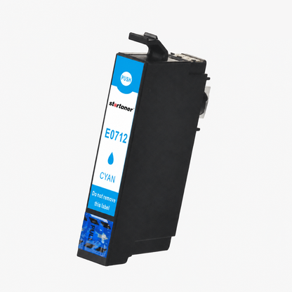 Cartucho tinta Epson T0712 Cian compatible · 245 págs