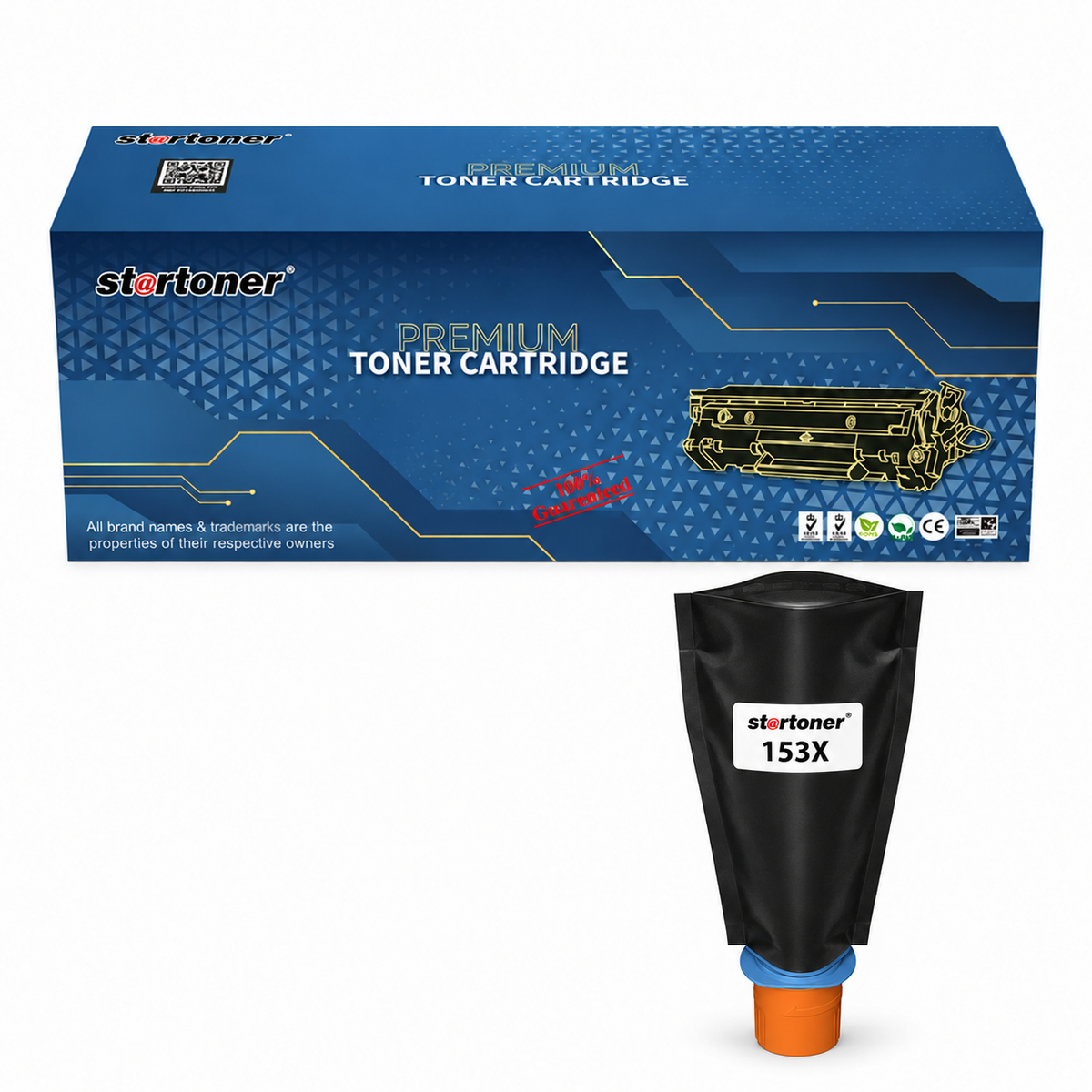 Recarga de tóner HP 153X compatible con caja Startoner