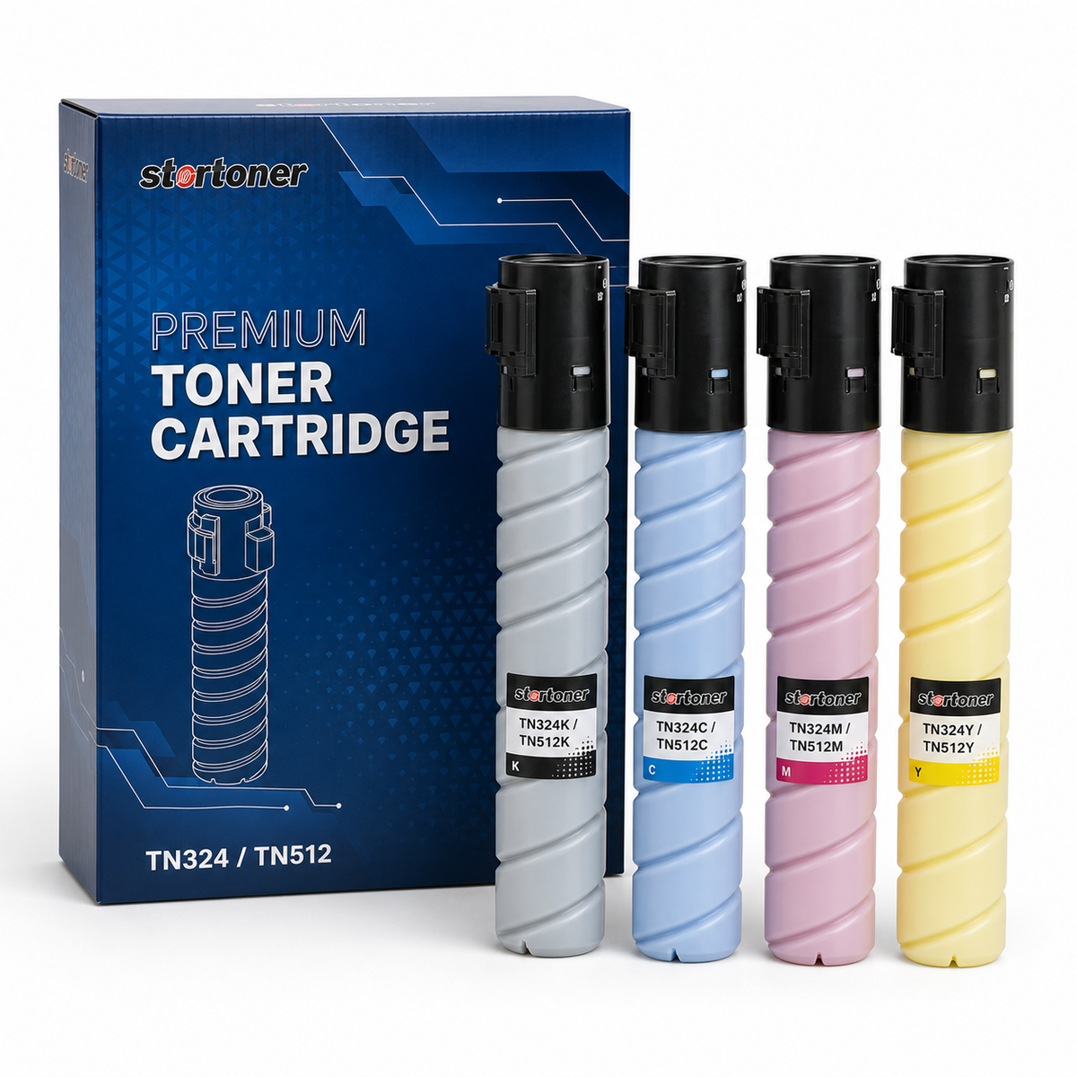 Tóner color Konica Minolta TN324 TN512 compatible, vista principal | Startoner
